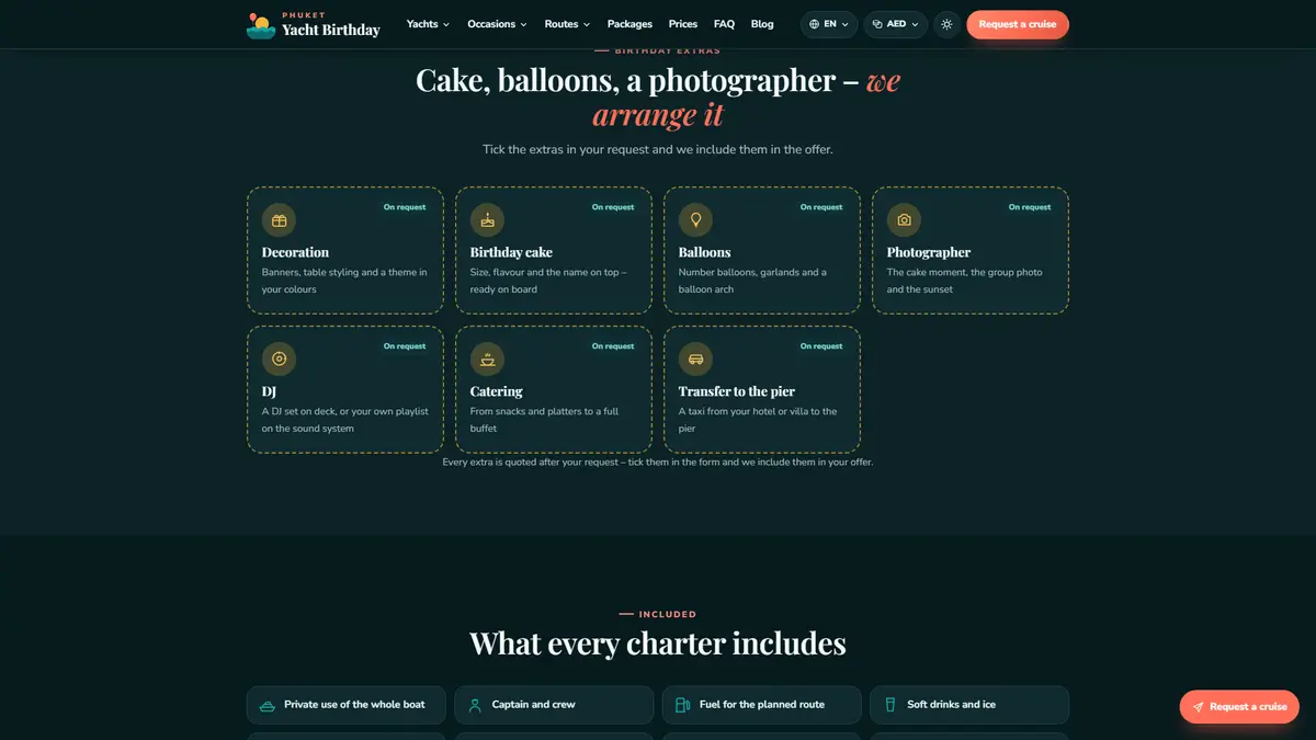 Phuket Yacht Birthday: موقع رحلات أعياد الميلاد على اليخوت في بوكيت — gallery image 3