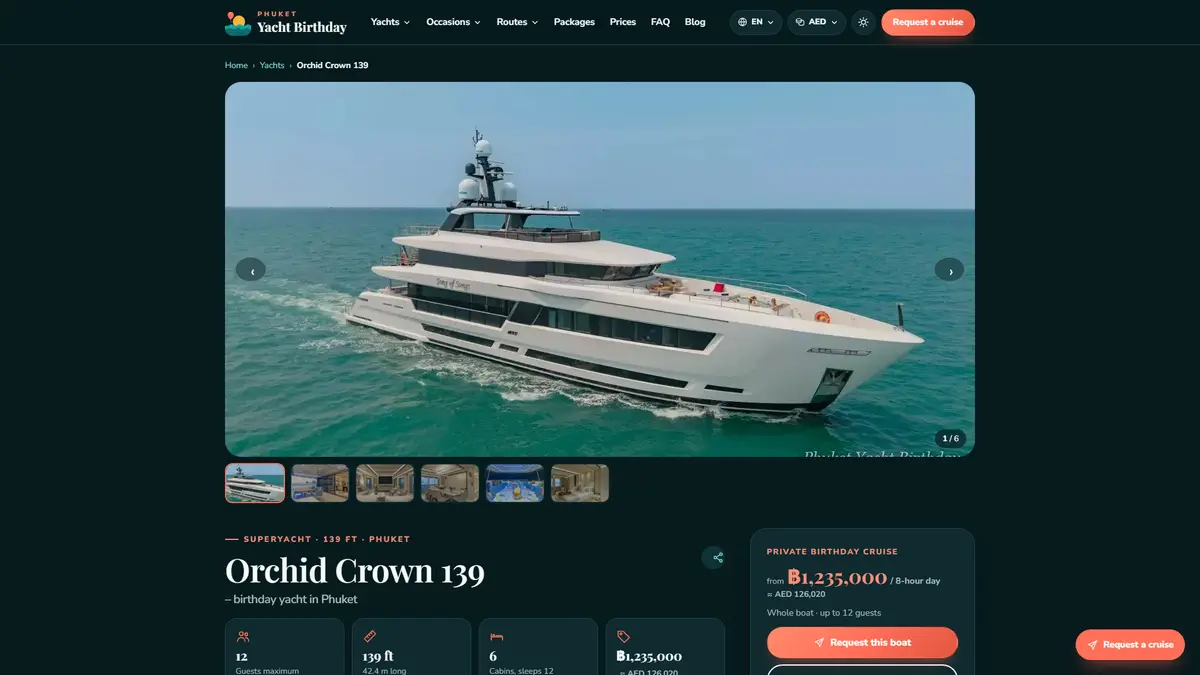Phuket Yacht Birthday: موقع رحلات أعياد الميلاد على اليخوت في بوكيت — gallery image 4