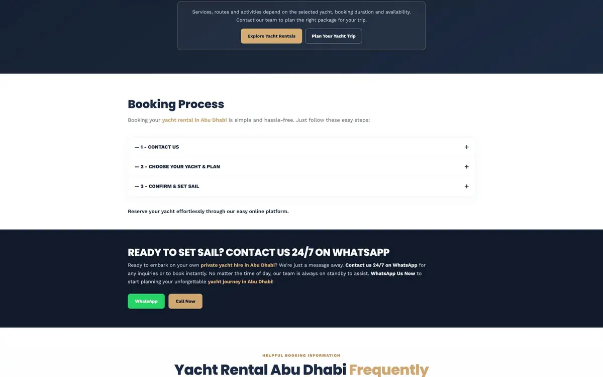 Rent Yachts Abu Dhabi: موقع تأجير اليخوت والتجارب البحرية — gallery image 4