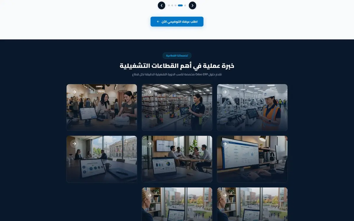 تكامل لنظم المعلومات (TIS): موقع استشارات Odoo ERP — gallery image 3