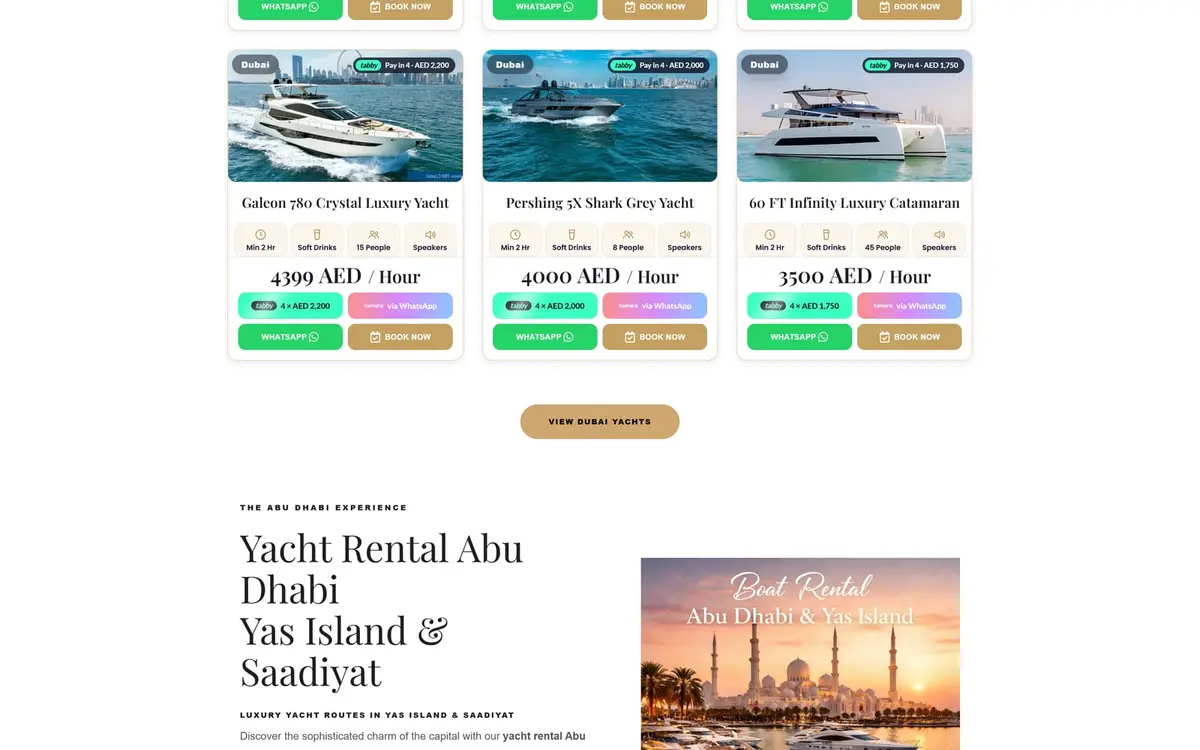 Big Panda Yachts: منصة تأجير اليخوت الفاخرة في دبي وأبوظبي — gallery image 2