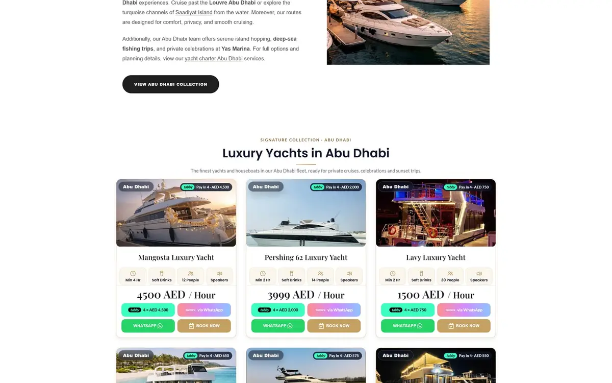 Big Panda Yachts: منصة تأجير اليخوت الفاخرة في دبي وأبوظبي — gallery image 3
