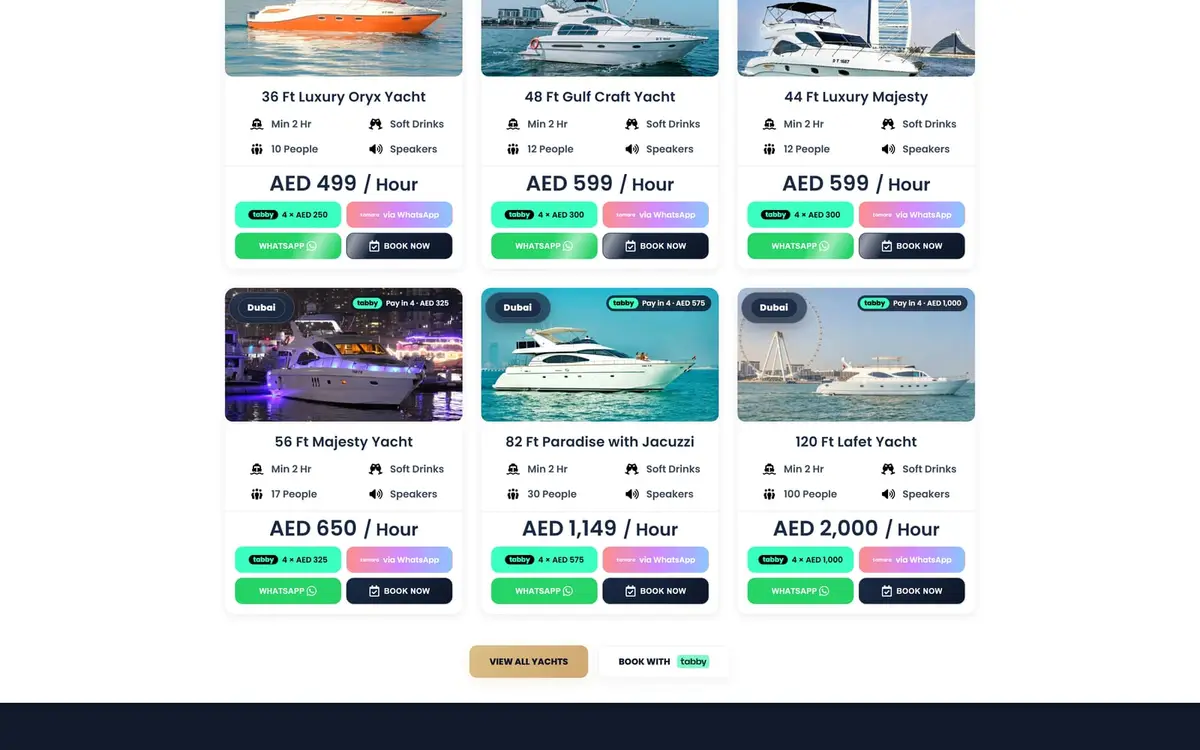 Yachts Dubai — Luxury Yacht Charter Portal — gallery image 1