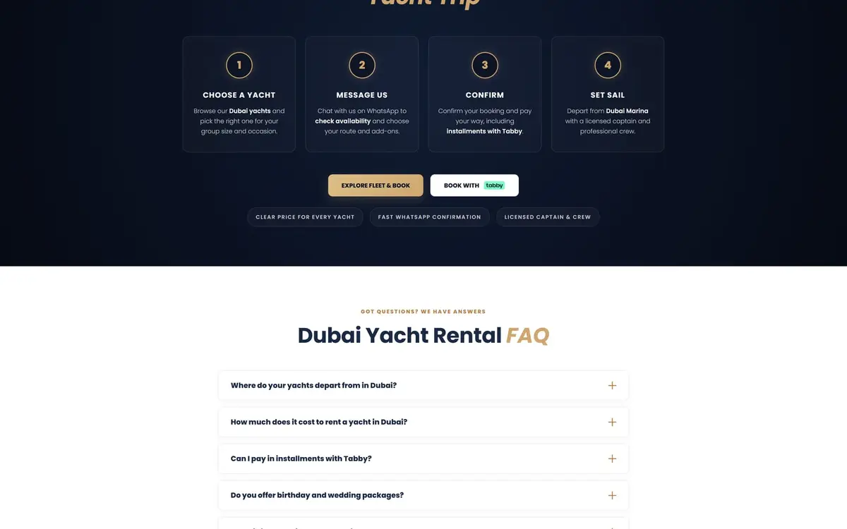 Yachts Dubai — Luxury Yacht Charter Portal — gallery image 5