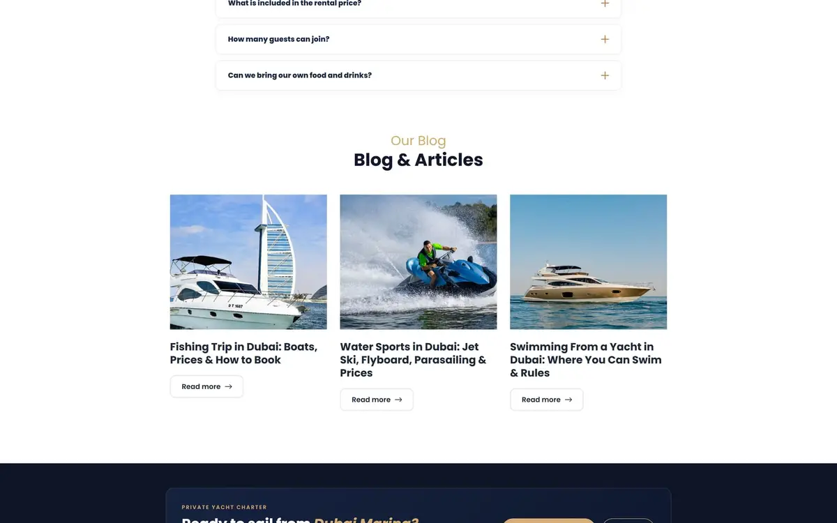 Yachts Dubai — Luxury Yacht Charter Portal — gallery image 6