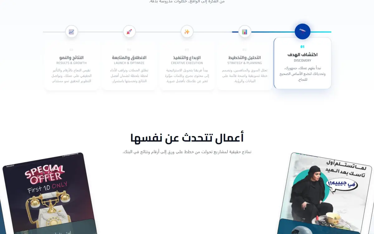 Everest Ads — Website einer arabischen Digitalmarketing-Agentur — gallery image 3