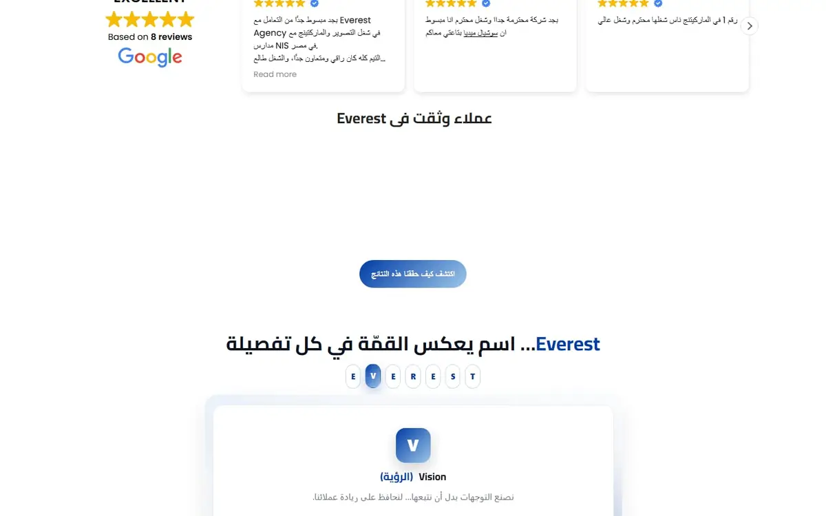 Everest Ads — Website einer arabischen Digitalmarketing-Agentur — gallery image 5