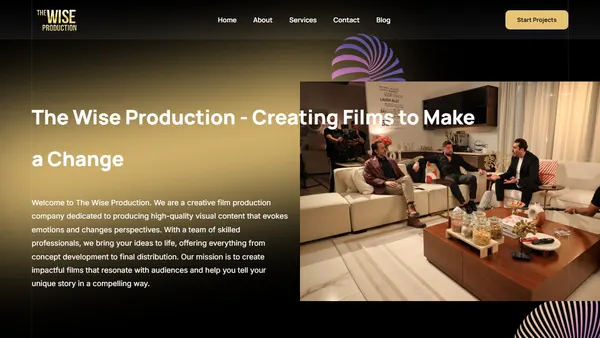 The Wise Production — Dubai Film Production Company Website
