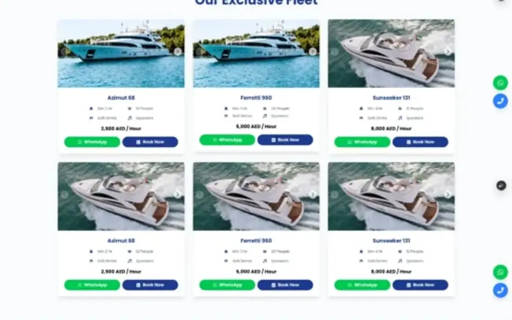 Dubai Yacht Charter: موقع لتأجير اليخوت الخاصة — gallery image 1