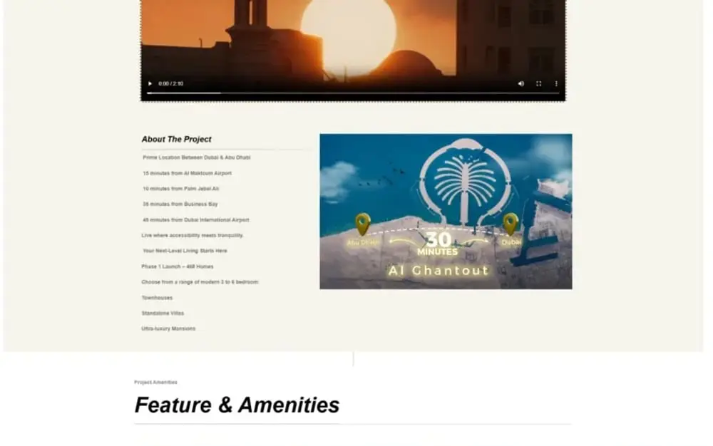 Al Ghantout — Off-Plan Waterfront Project Landing Page — gallery image 1