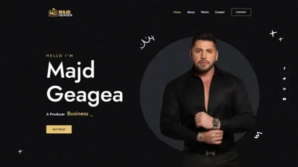 Majd Geagea — Personal Website for a Film Producer and Businessman