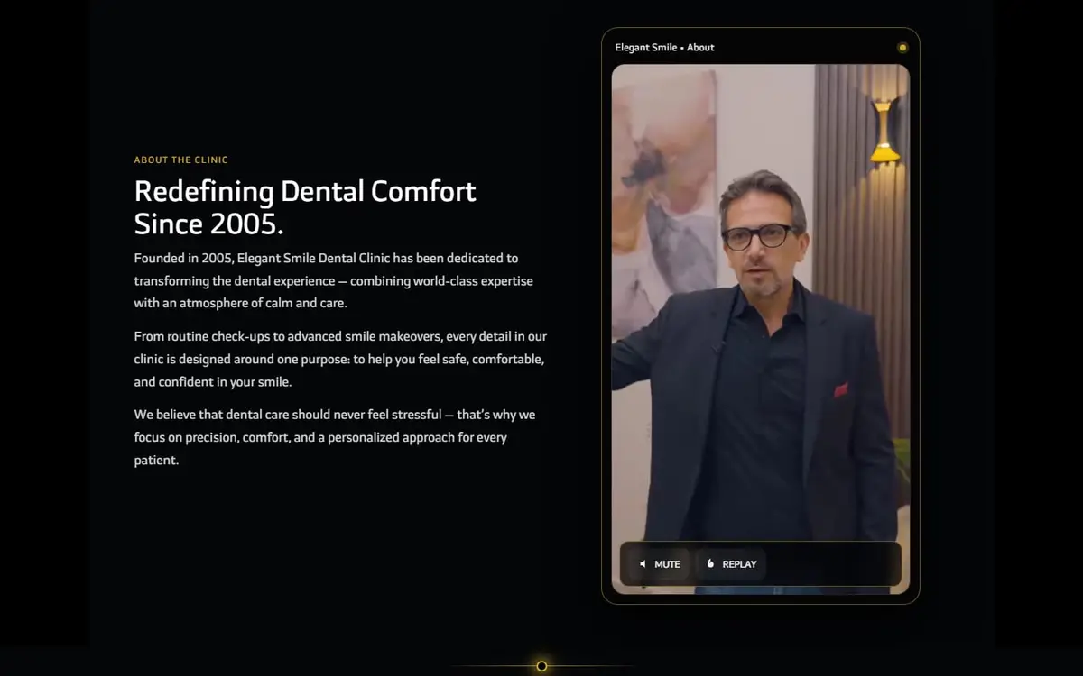 Elegant Smile Dental Clinic — Specialist Dental Website, Cairo — gallery image 1