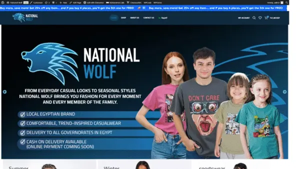 National Wolf — Egyptian Family Casualwear Online Store