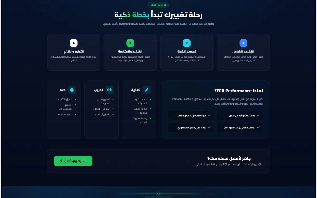 الأداء - أكاديمية استشارات اللياقة البدنية (FCA) — gallery image 1