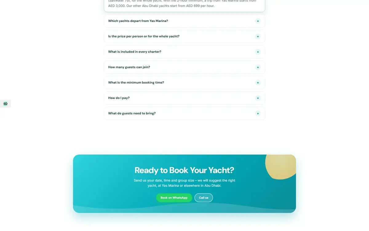 Yas Marina Yacht Rental — Private Yacht Booking Website, Yas Island — gallery image 5
