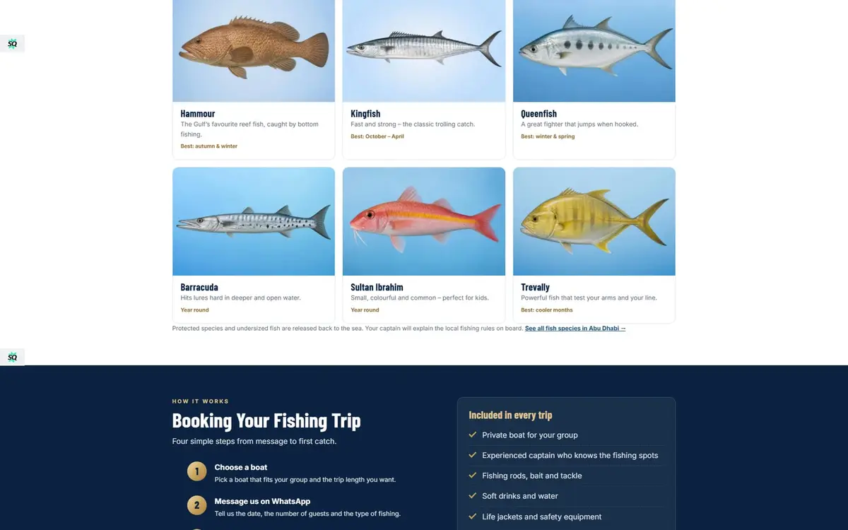 Yacht Fishing Abu Dhabi: موقع حجز رحلات صيد خاصة — gallery image 3