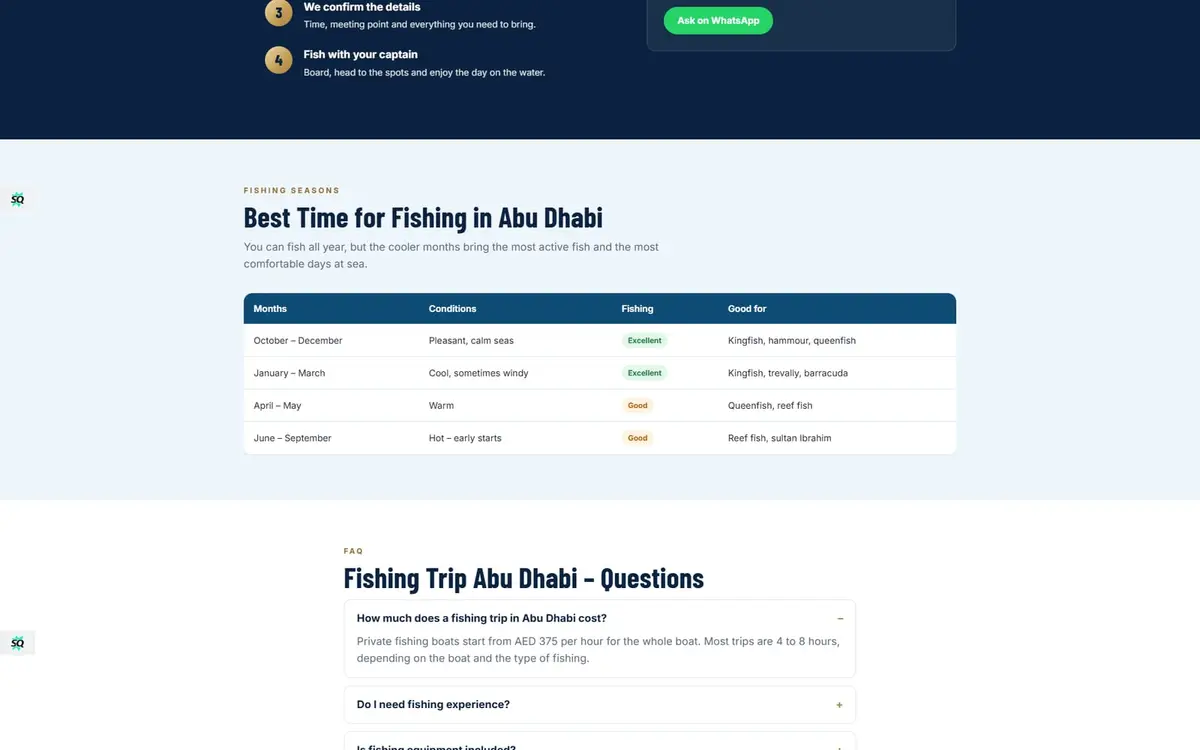 Yacht Fishing Abu Dhabi: موقع حجز رحلات صيد خاصة — gallery image 4