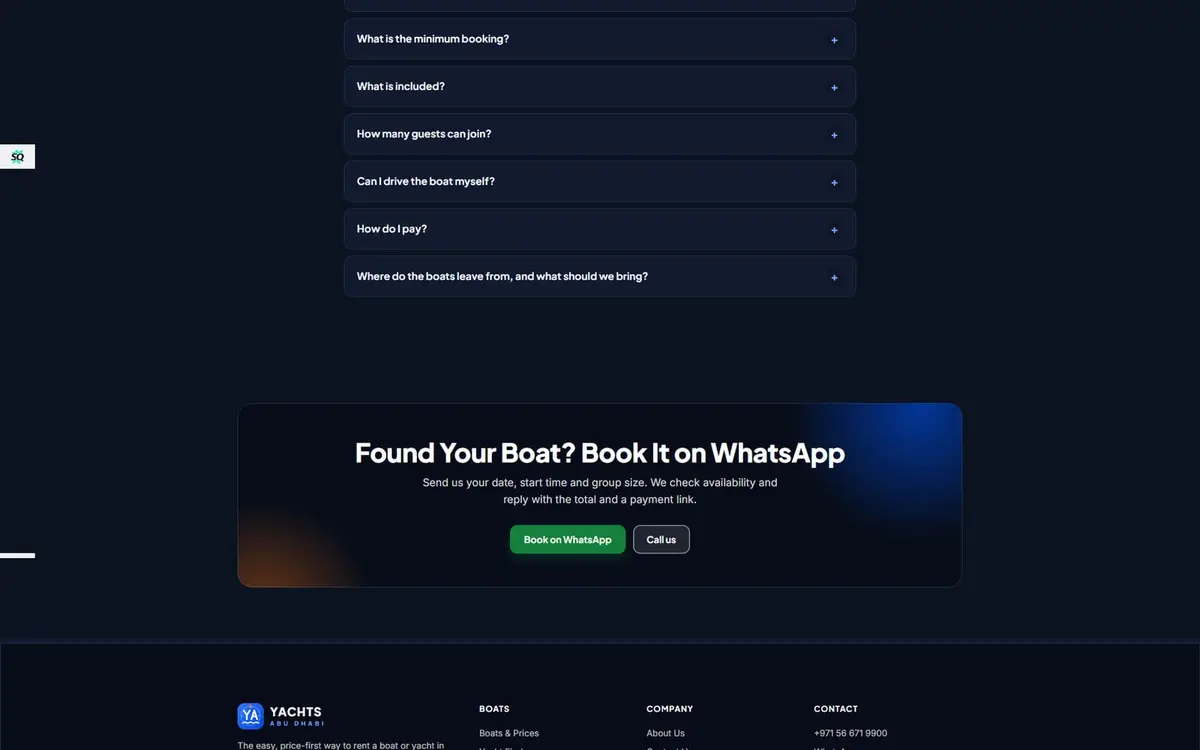 Yachts Abu Dhabi — Yacht Rental Website with Instant Boat Finder — gallery image 6