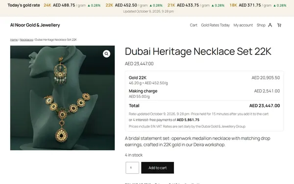 GoldRate Live – Gold & Jewellery Pricing for WooCommerce