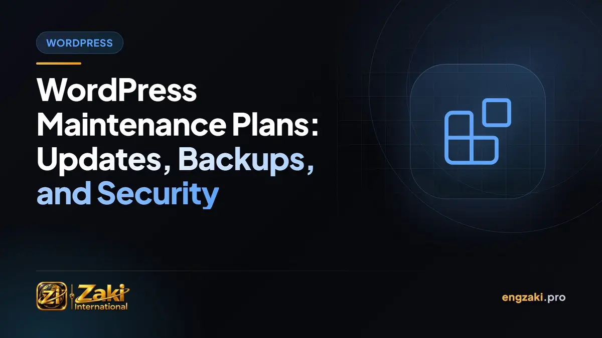WordPress Maintenance Plans: Updates, Backups, and Security