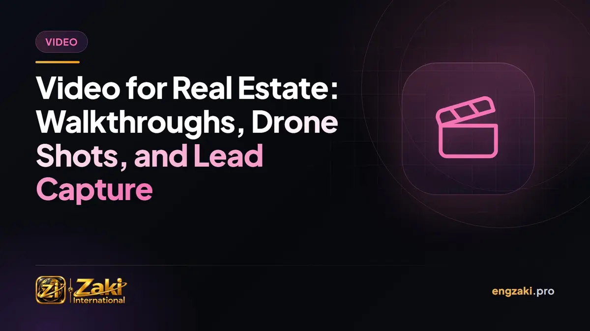 Video for Real Estate: Walkthroughs, Drone Shots, and Lead Capture