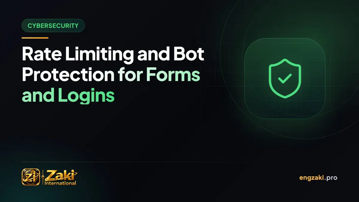 Rate Limiting and Bot Protection for Forms and Logins