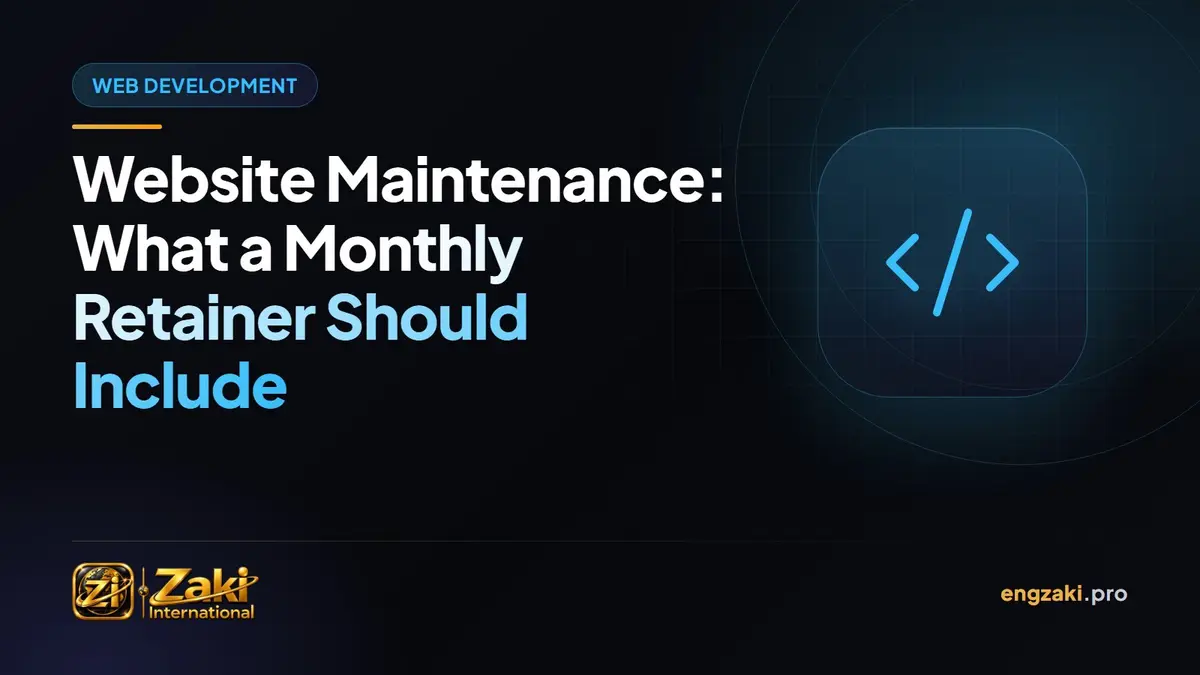 Website Maintenance: What a Monthly Retainer Should Include
