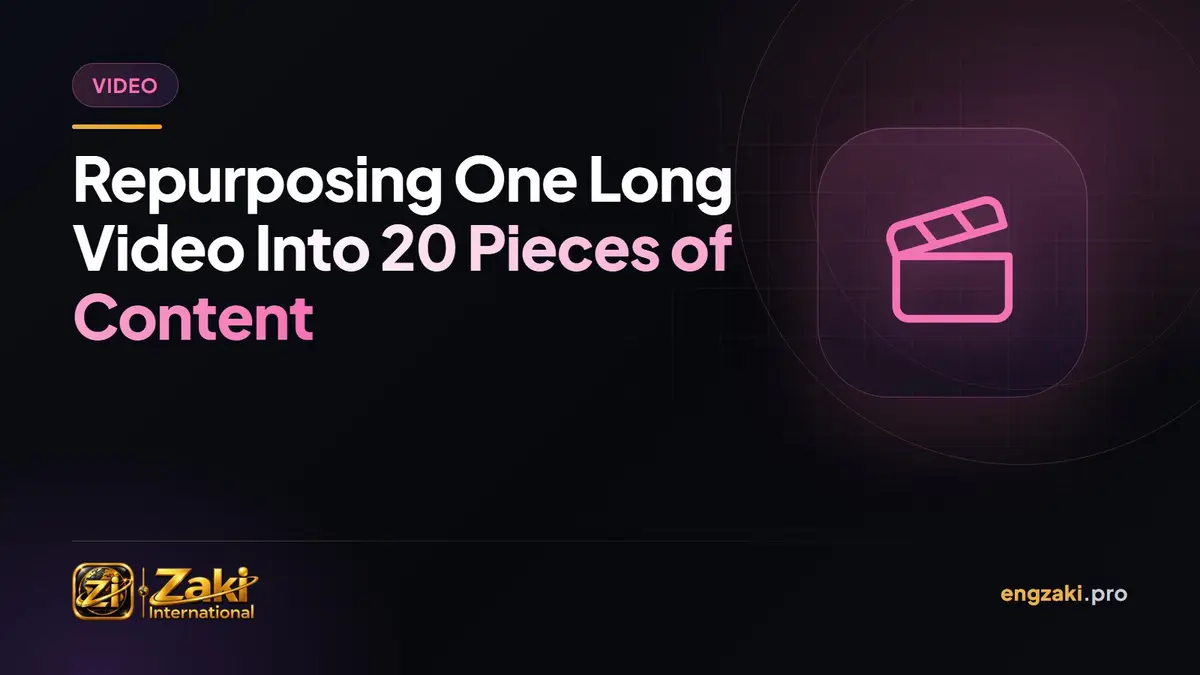 Repurposing One Long Video Into 20 Pieces of Content
