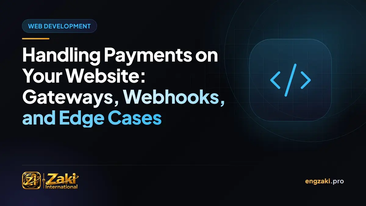 Handling Payments on Your Website: Gateways, Webhooks, and Edge Cases